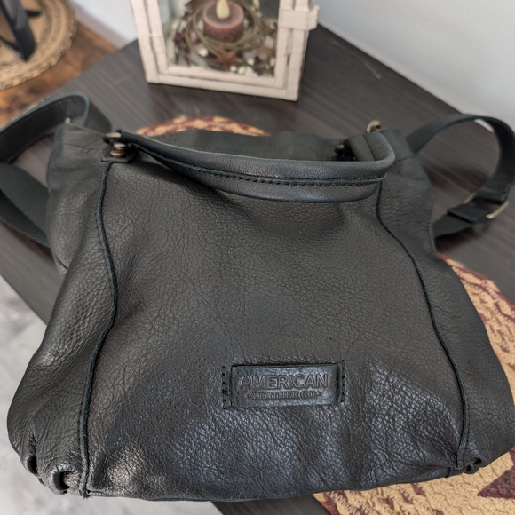American Leather Co Genuine Leather Bag in Black (NWOT) - Picture 2 of 4